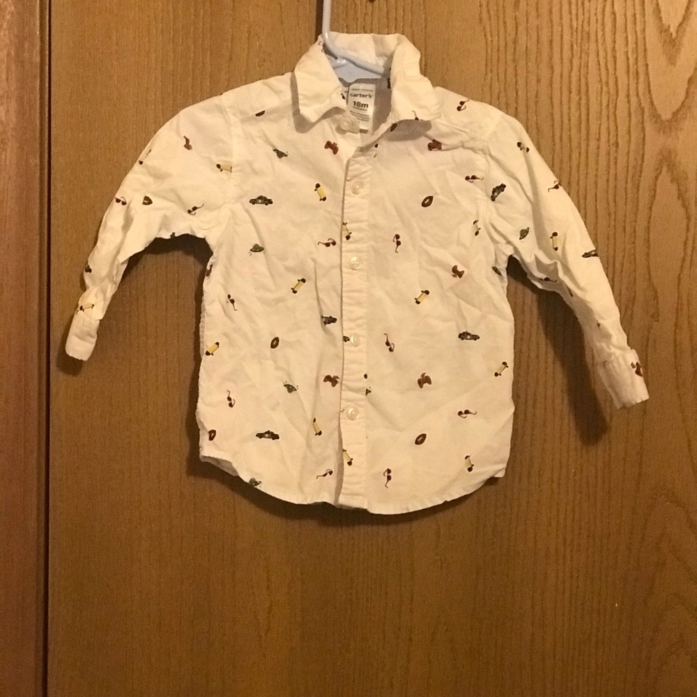 Boy 18m button up shirt